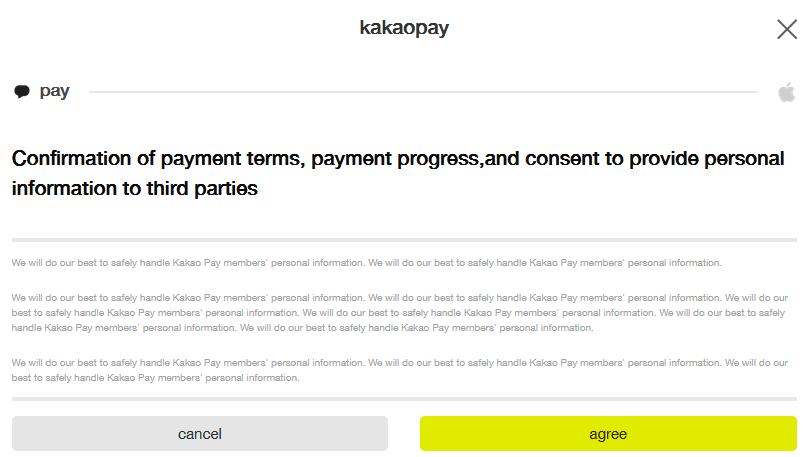 1 Confirm payment